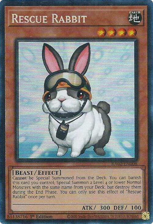 Rescue Rabbit (PCR) [RA02-EN008] Prismatic Collector's Rare | Total Play