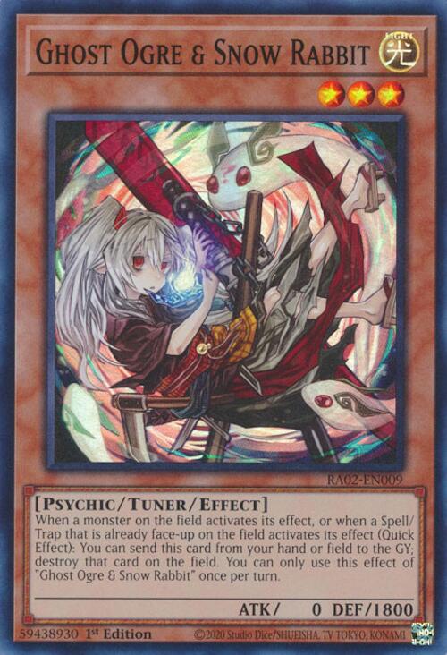 Ghost Ogre & Snow Rabbit (Alternate Art) [RA02-EN009] Super Rare | Total Play