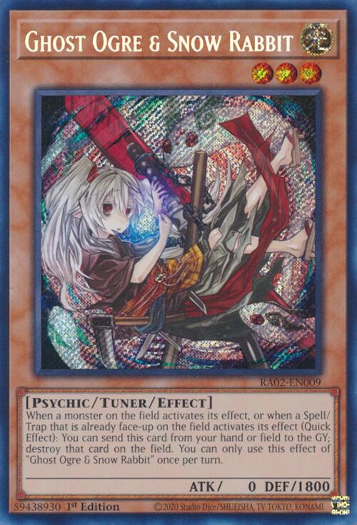 Ghost Ogre & Snow Rabbit (Alternate Art) (Secret Rare) [RA02-EN009] Secret Rare | Total Play