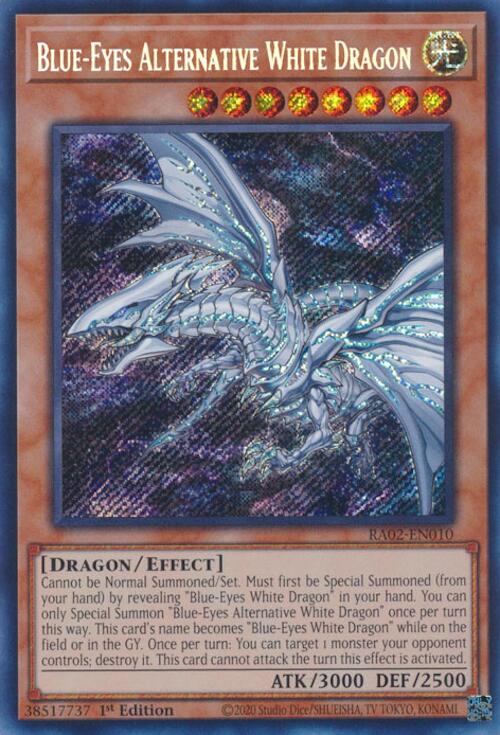 Blue-Eyes Alternative White Dragon (Secret Rare) [RA02-EN010] Secret Rare | Total Play