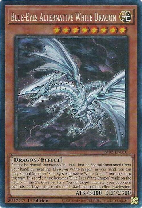 Blue-Eyes Alternative White Dragon (PCR) [RA02-EN010] Prismatic Collector's Rare | Total Play