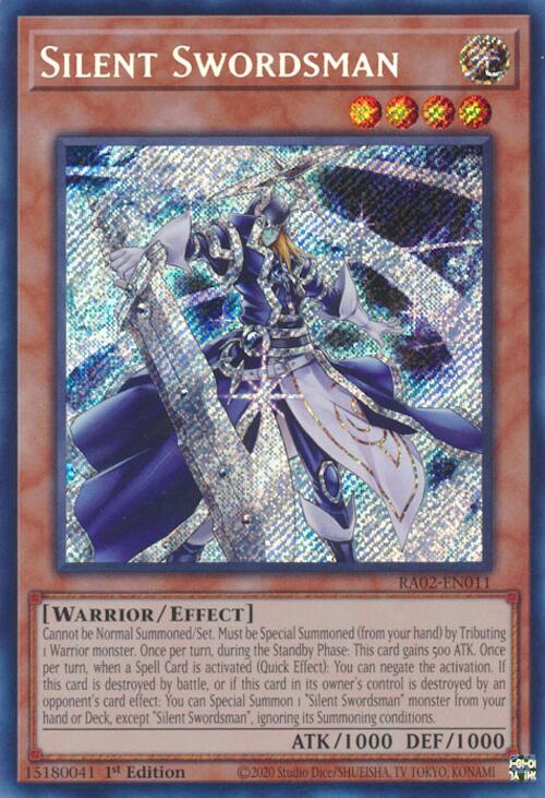 Silent Swordsman (Secret Rare) [RA02-EN011] Secret Rare | Total Play