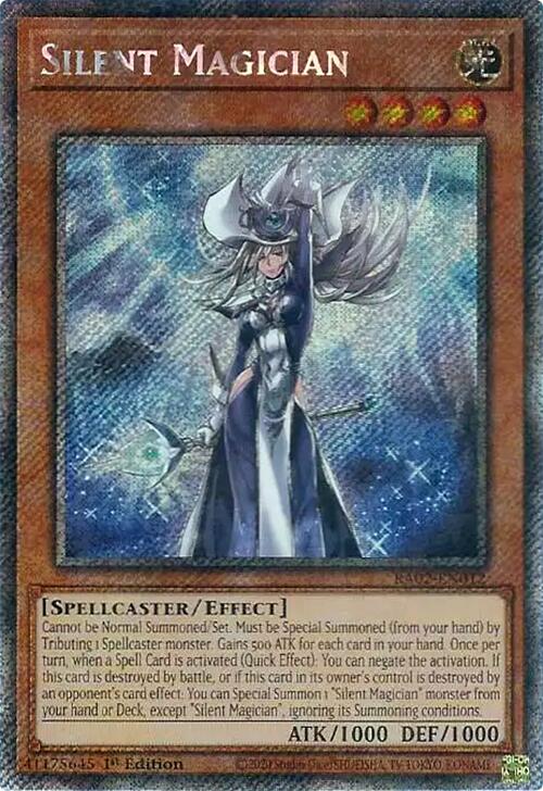 Silent Magician (Platinum Secret Rare) [RA02-EN012] Platinum Secret Rare | Total Play