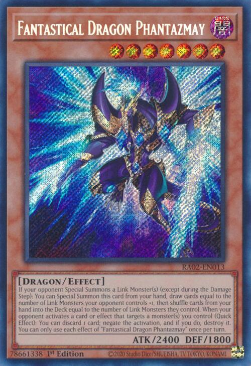 Fantastical Dragon Phantazmay (Alternate Art) (Secret Rare) [RA02-EN013] Secret Rare | Total Play