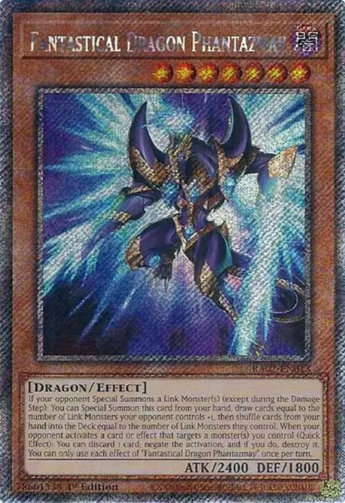 Fantastical Dragon Phantazmay (Alternate Art) (Platinum Secret Rare) [RA02-EN013] Platinum Secret Rare | Total Play