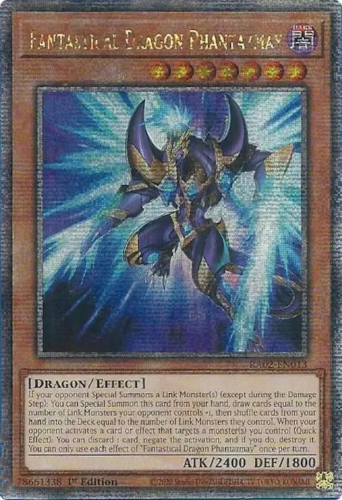 Fantastical Dragon Phantazmay (Alternate Art) (Quarter Century Secret Rare) [RA02-EN013] Quarter Century Secret Rare | Total Play