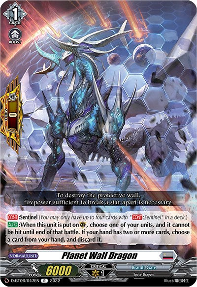 Planet Wall Dragon (D-BT06/047EN) [Blazing Dragon Reborn] | Total Play