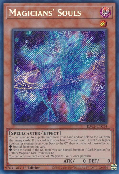 Magicians' Souls (Secret Rare) [RA02-EN014] Secret Rare | Total Play