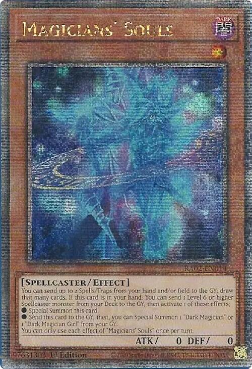 Magicians' Souls (Quarter Century Secret Rare) [RA02-EN014] Quarter Century Secret Rare | Total Play