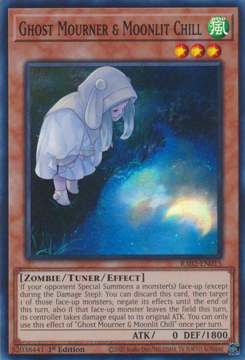 Ghost Mourner & Moonlit Chill (Alternate Art) [RA02-EN015] Super Rare | Total Play
