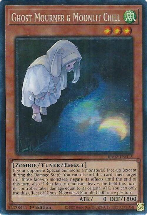 Ghost Mourner & Moonlit Chill (Alternate Art) (PCR) [RA02-EN015] Prismatic Collector's Rare | Total Play