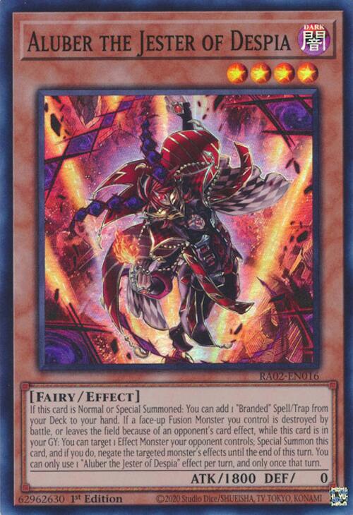 Aluber the Jester of Despia [RA02-EN016] Super Rare | Total Play