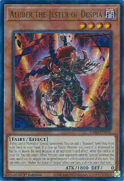 Aluber the Jester of Despia (UR) [RA02-EN016] Ultra Rare | Total Play