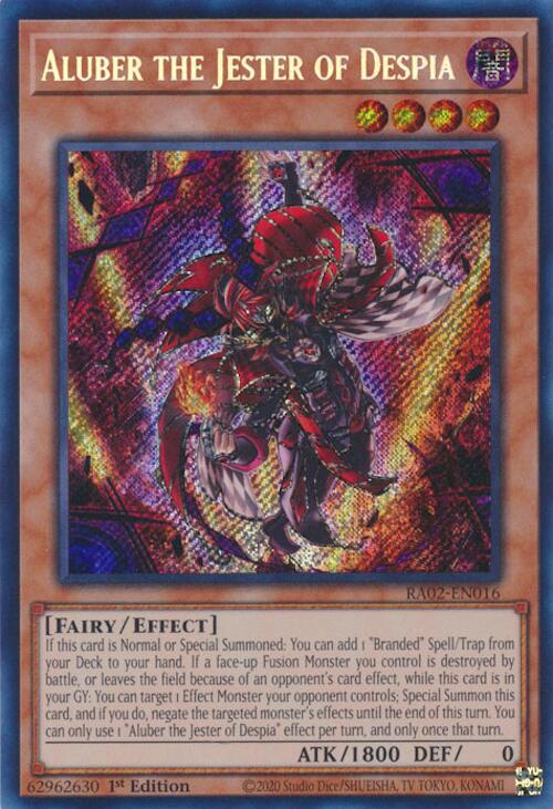 Aluber the Jester of Despia (Secret Rare) [RA02-EN016] Secret Rare | Total Play