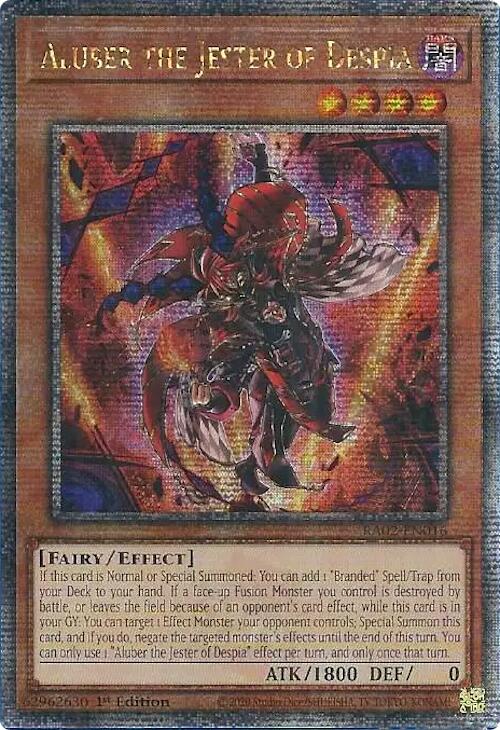 Aluber the Jester of Despia (Quarter Century Secret Rare) [RA02-EN016] Quarter Century Secret Rare | Total Play