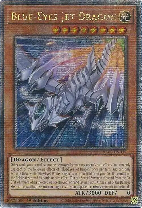 Blue-Eyes Jet Dragon (Quarter Century Secret Rare) [RA02-EN017] Quarter Century Secret Rare | Total Play