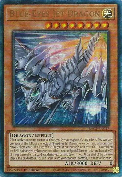 Blue-Eyes Jet Dragon (PUR) [RA02-EN017] Prismatic Ultimate Rare | Total Play