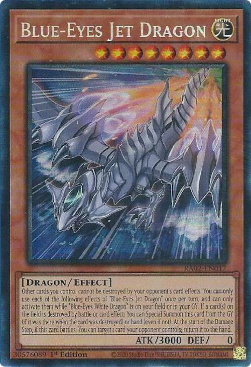 Blue-Eyes Jet Dragon (PCR) [RA02-EN017] Prismatic Collector's Rare | Total Play