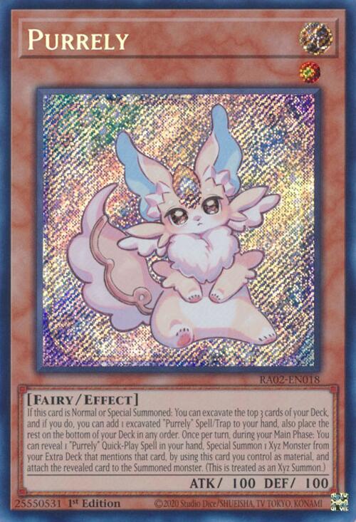 Purrely (Secret Rare) [RA02-EN018] Secret Rare | Total Play