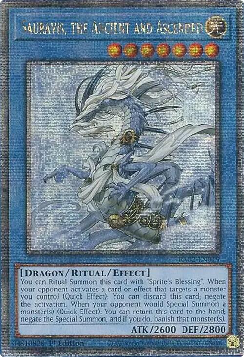 Sauravis, the Ancient and Ascended (Quarter Century Secret Rare) [RA02-EN019] Quarter Century Secret Rare | Total Play