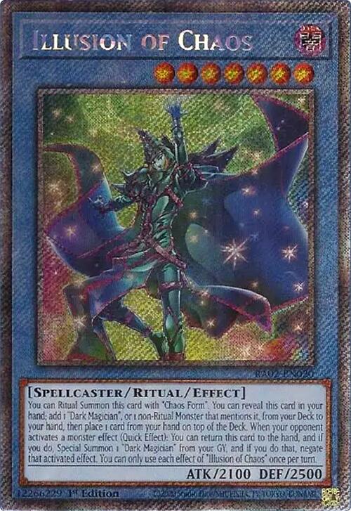 Illusion of Chaos (Platinum Secret Rare) [RA02-EN020] Platinum Secret Rare | Total Play