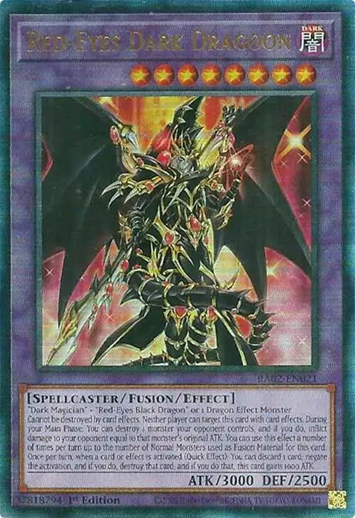 Red-Eyes Dark Dragoon (PUR) [RA02-EN021] Prismatic Ultimate Rare | Total Play