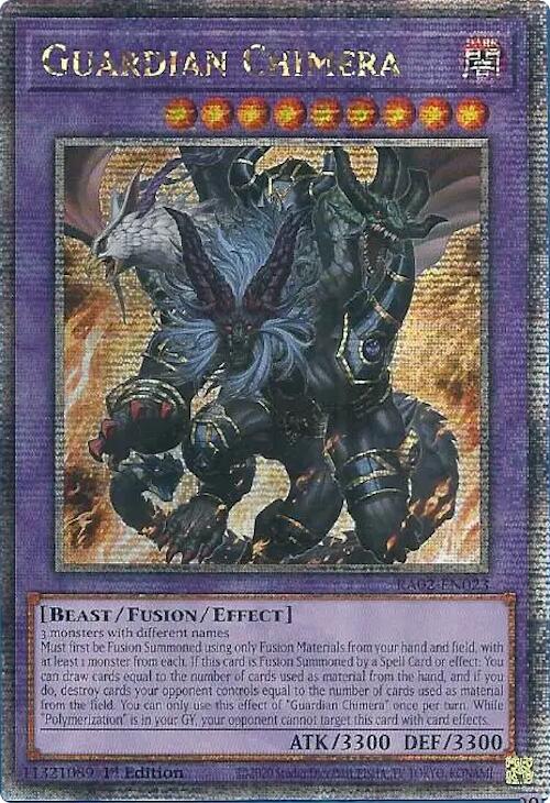 Guardian Chimera (Quarter Century Secret Rare) [RA02-EN023] Quarter Century Secret Rare | Total Play