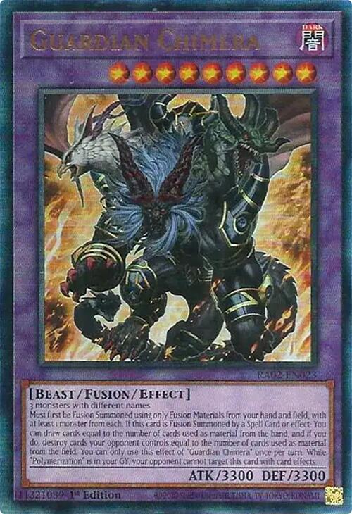 Guardian Chimera (PUR) [RA02-EN023] Prismatic Ultimate Rare | Total Play