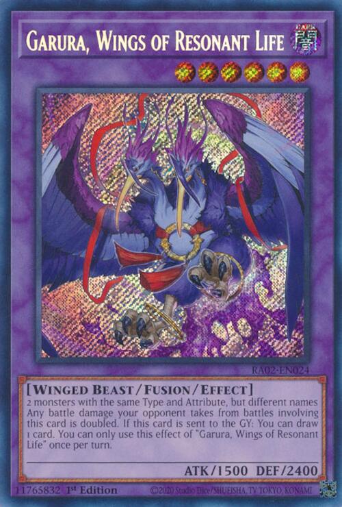 Garura, Wings of Resonant Life (Secret Rare) [RA02-EN024] Secret Rare | Total Play