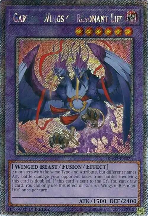 Garura, Wings of Resonant Life (Platinum Secret Rare) [RA02-EN024] Platinum Secret Rare | Total Play