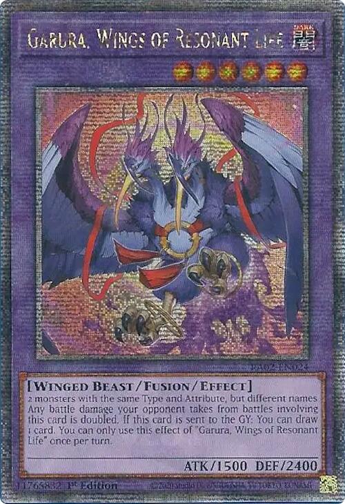 Garura, Wings of Resonant Life (Quarter Century Secret Rare) [RA02-EN024] Quarter Century Secret Rare | Total Play