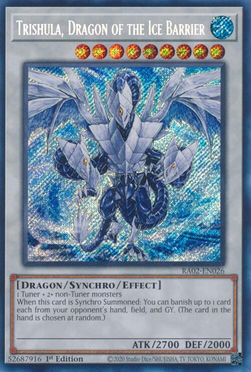 Trishula, Dragon of the Ice Barrier (Secret Rare) [RA02-EN026] Secret Rare | Total Play