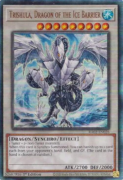 Trishula, Dragon of the Ice Barrier (PUR) [RA02-EN026] Prismatic Ultimate Rare | Total Play
