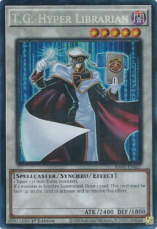 T.G. Hyper Librarian (PCR) [RA02-EN027] Prismatic Collector's Rare | Total Play
