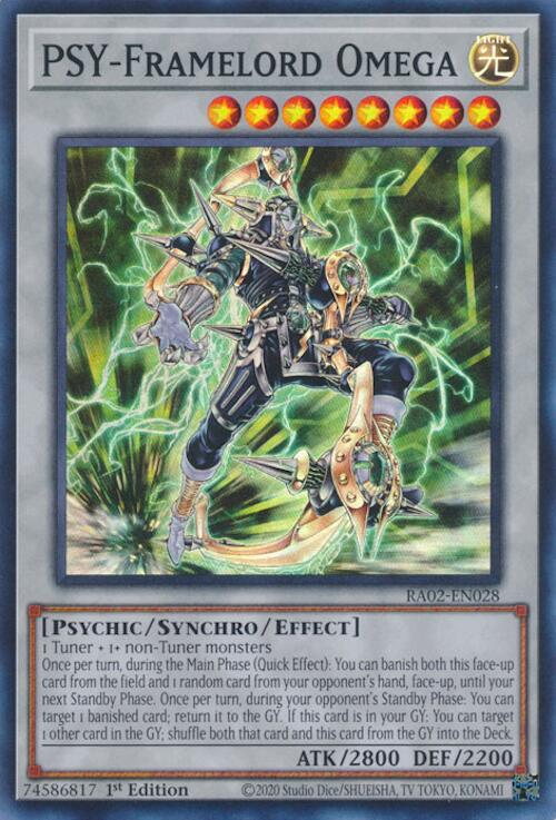 PSY-Framelord Omega [RA02-EN028] Super Rare | Total Play