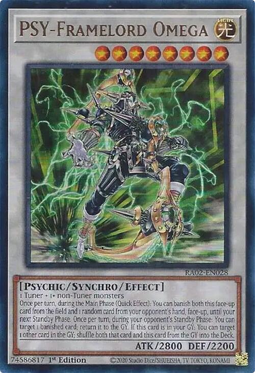 PSY-Framelord Omega (UR) [RA02-EN028] Ultra Rare | Total Play