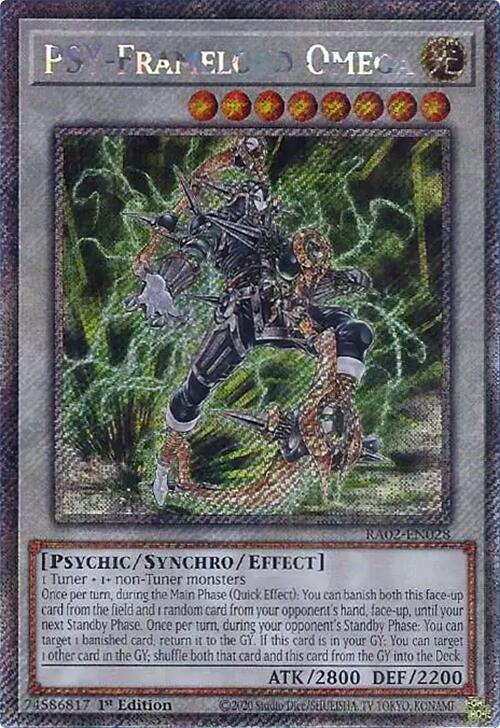 PSY-Framelord Omega (Platinum Secret Rare) [RA02-EN028] Platinum Secret Rare | Total Play