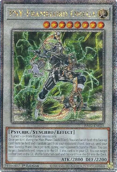 PSY-Framelord Omega (Quarter Century Secret Rare) [RA02-EN028] Quarter Century Secret Rare | Total Play