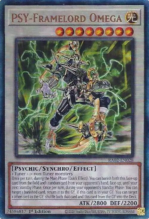 PSY-Framelord Omega (PUR) [RA02-EN028] Prismatic Ultimate Rare | Total Play
