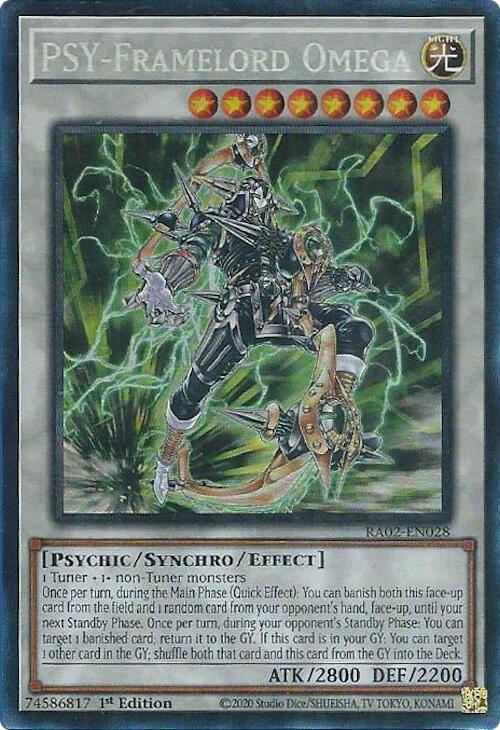 PSY-Framelord Omega (PCR) [RA02-EN028] Prismatic Collector's Rare | Total Play