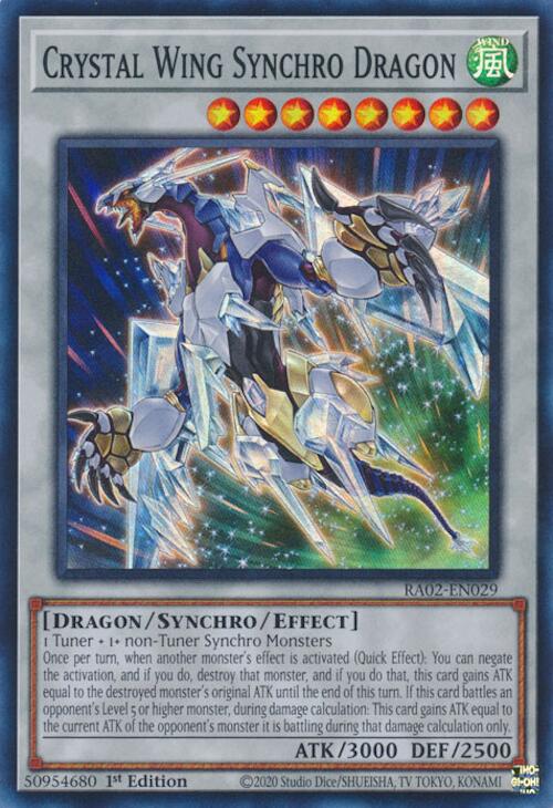 Crystal Wing Synchro Dragon [RA02-EN029] Super Rare | Total Play