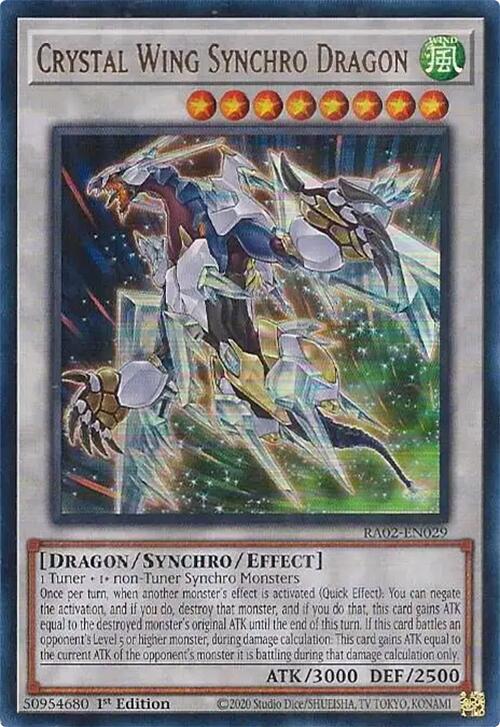 Crystal Wing Synchro Dragon (UR) [RA02-EN029] Ultra Rare | Total Play