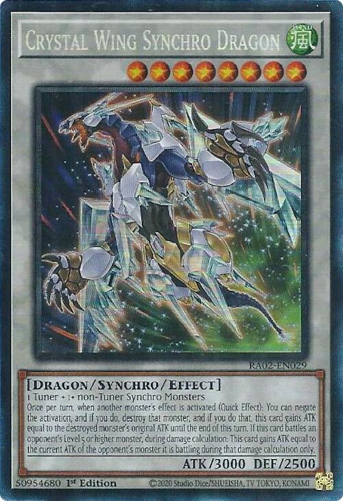 Crystal Wing Synchro Dragon (PCR) [RA02-EN029] Prismatic Collector's Rare | Total Play