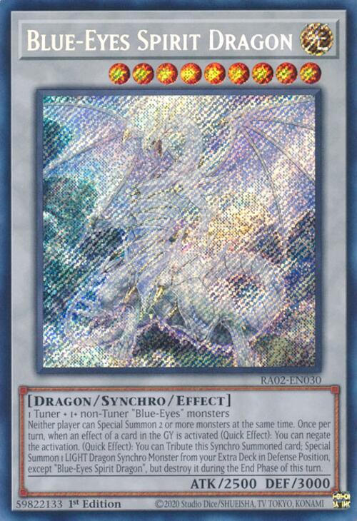Blue-Eyes Spirit Dragon (Secret Rare) [RA02-EN030] Secret Rare | Total Play