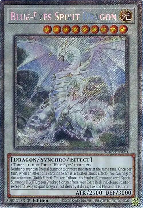 Blue-Eyes Spirit Dragon (Platinum Secret Rare) [RA02-EN030] Platinum Secret Rare | Total Play