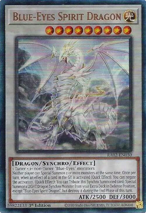 Blue-Eyes Spirit Dragon (PUR) [RA02-EN030] Prismatic Ultimate Rare | Total Play
