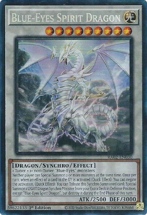 Blue-Eyes Spirit Dragon (PCR) [RA02-EN030] Prismatic Collector's Rare | Total Play