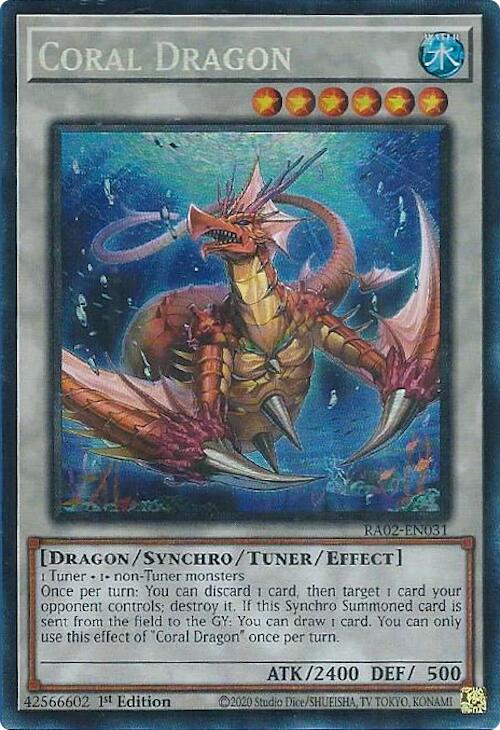 Coral Dragon (PCR) [RA02-EN031] Prismatic Collector's Rare | Total Play