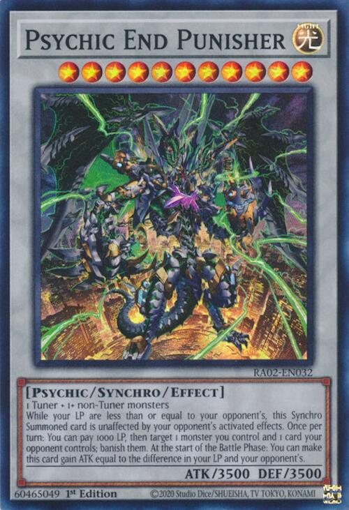 Psychic End Punisher [RA02-EN032] Super Rare | Total Play