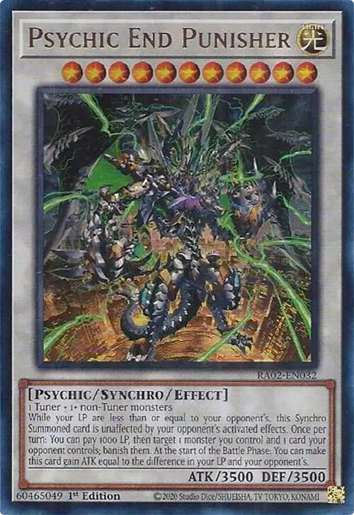 Psychic End Punisher (UR) [RA02-EN032] Ultra Rare | Total Play